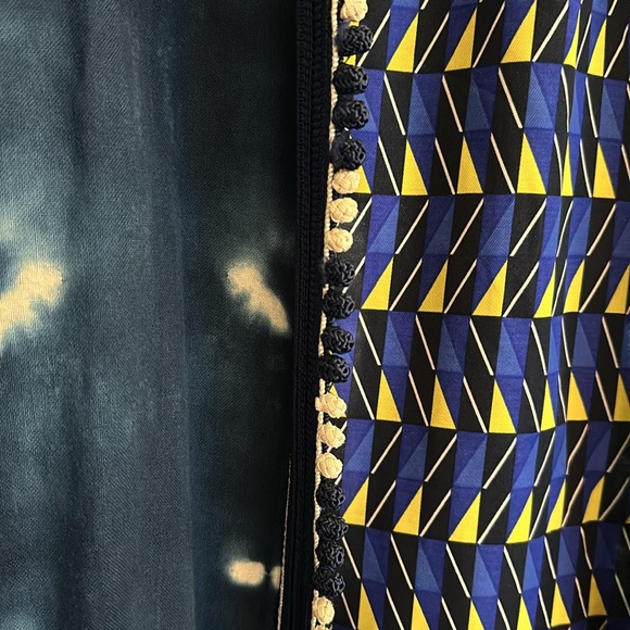 Dark blue indigo cloth long jacket from Marrakech. - Picture 10 of 13